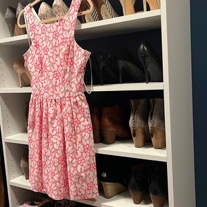 Lilly Pulitzer dress in fiesta pink, 2